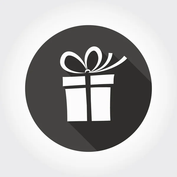 Pictogramme de la boîte cadeau — Image vectorielle