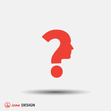 soru işareti ve adam