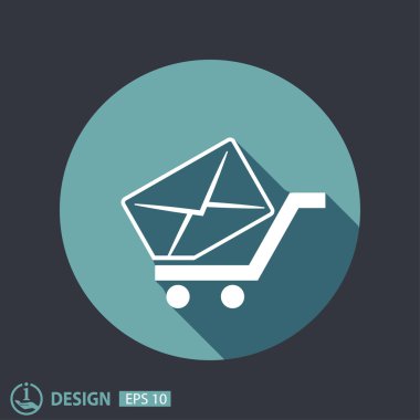 Posta sepeti üzerinde resim