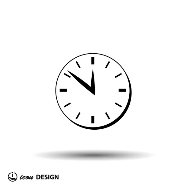Pictogramme de l'horloge avec flèche — Image vectorielle