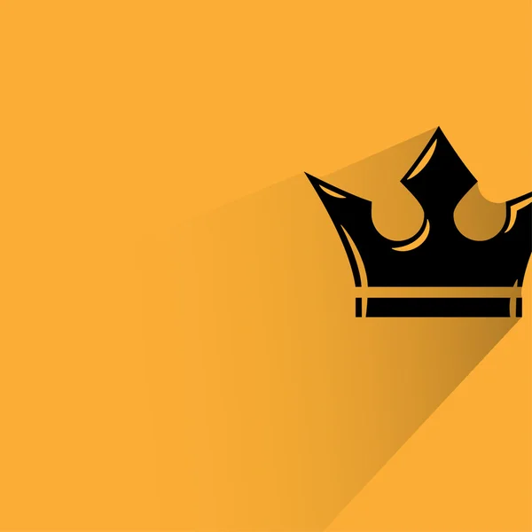 Pictografía de la corona del rey — Vector de stock