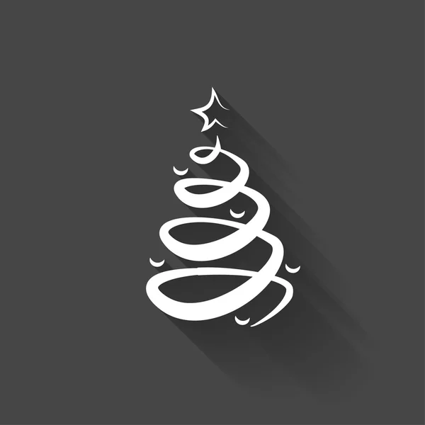Pictografía del árbol de Navidad — Archivo Imágenes Vectoriales
