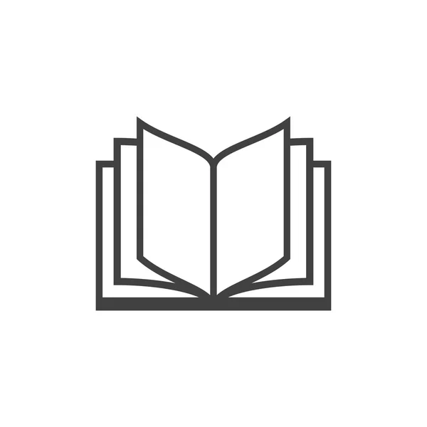Пиктограф иконы книги — стоковый вектор