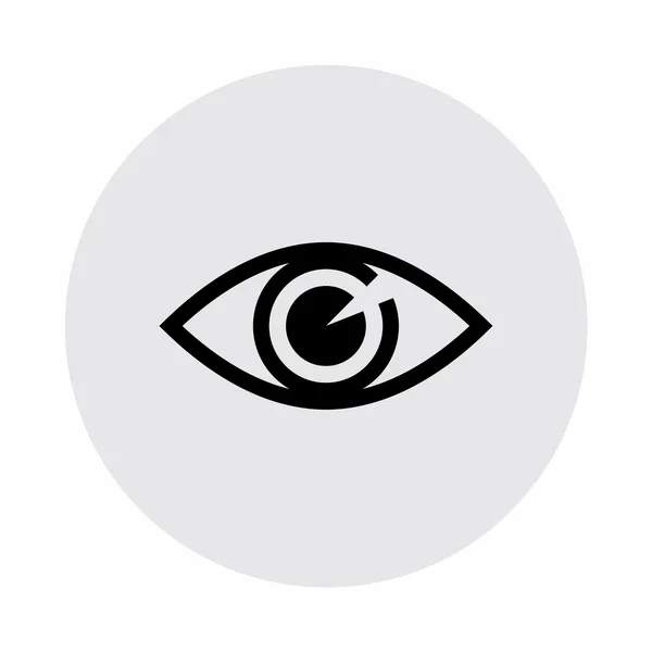 Pictograph of eye icon — Stock Vector