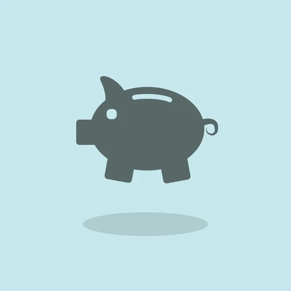 Pictograph van moneybox pictogram — Stockvector