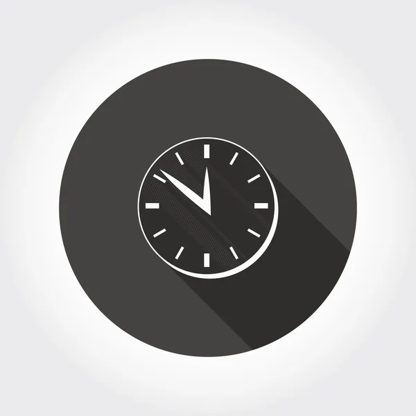 Pictograma de relógio com seta —  Vetores de Stock