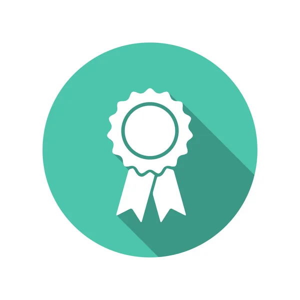 Pictograph of award badge — Stock Vector