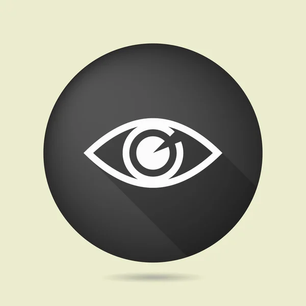 Pictografía del icono del ojo — Vector de stock