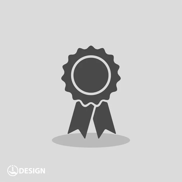 Pictograph van award badge — Stockvector