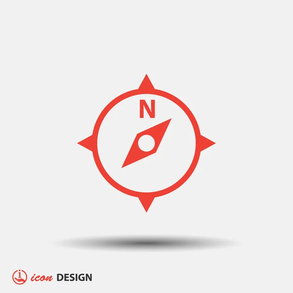 Pictograph of compass navigation Royalty Free Stock Illustrations