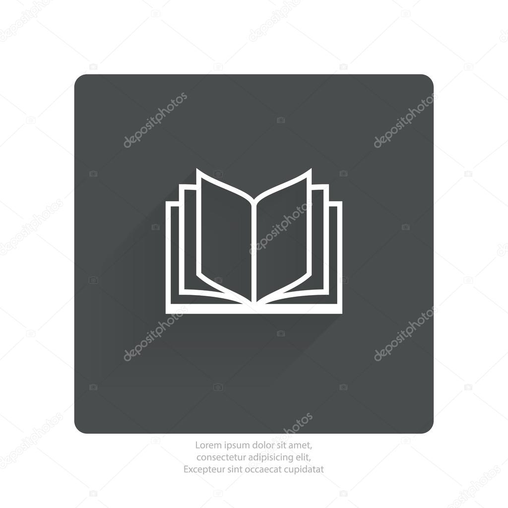 Pictograph of book icon