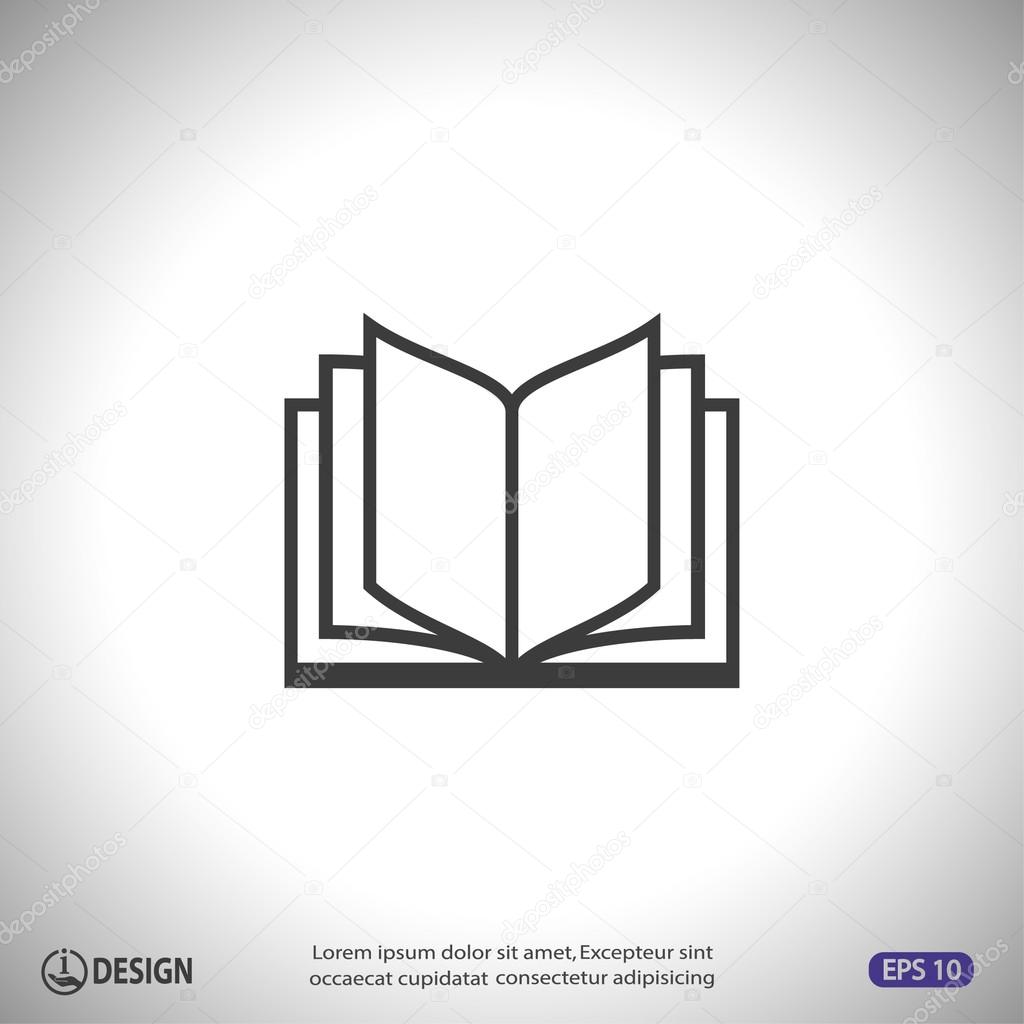 Pictograph of book icon