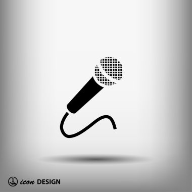 Stüdyo mikrofon simgesi