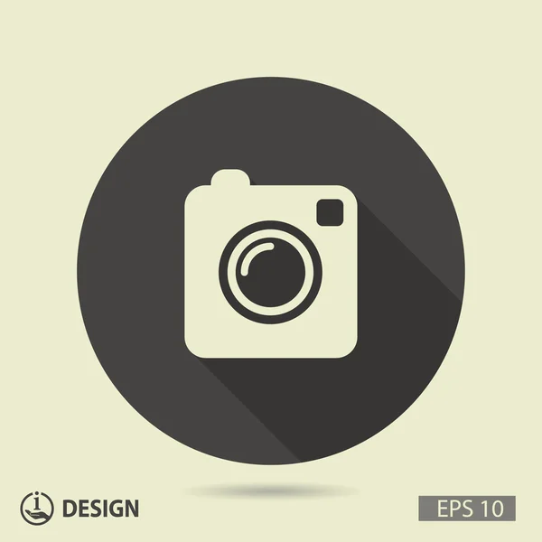 Pictograph of camera icon — Stock Vector