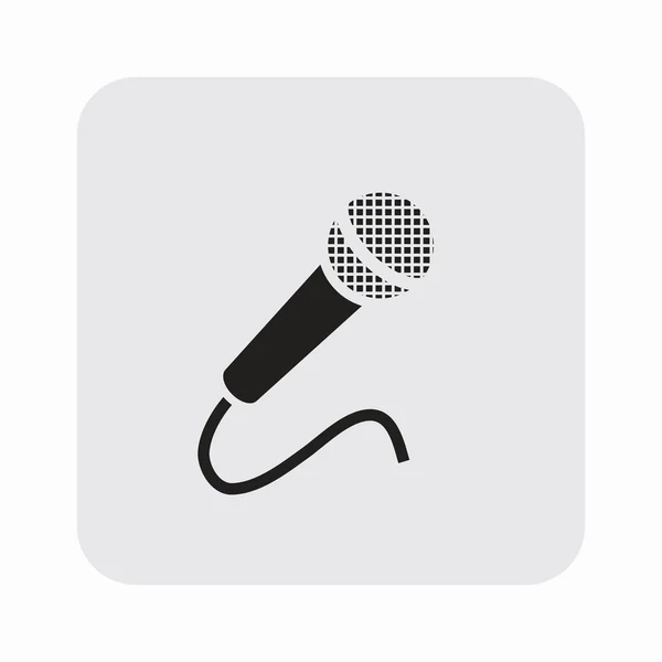 Icono de micrófono de estudio — Vector de stock