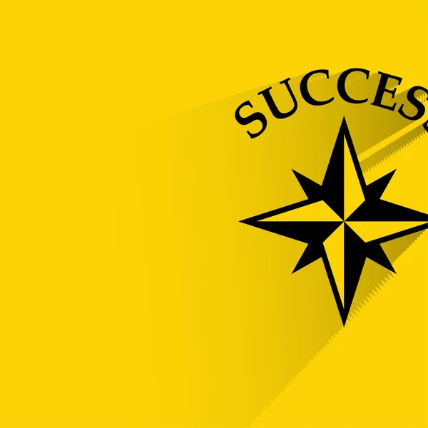 Pittogramma dell'icona del successo — Vettoriale Stock
