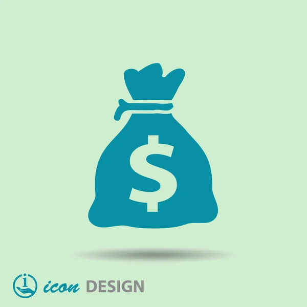 Pictograph of money icon — Stock Vector