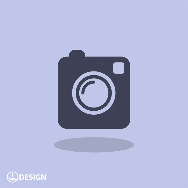 Ikony Symbols ikona aparatu fotograficznego — Wektor stockowy