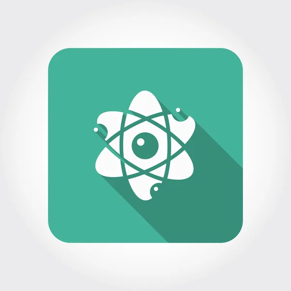 इलेक्ट्रॉनों के साथ परमाणु का चित्र — स्टॉक वेक्टर