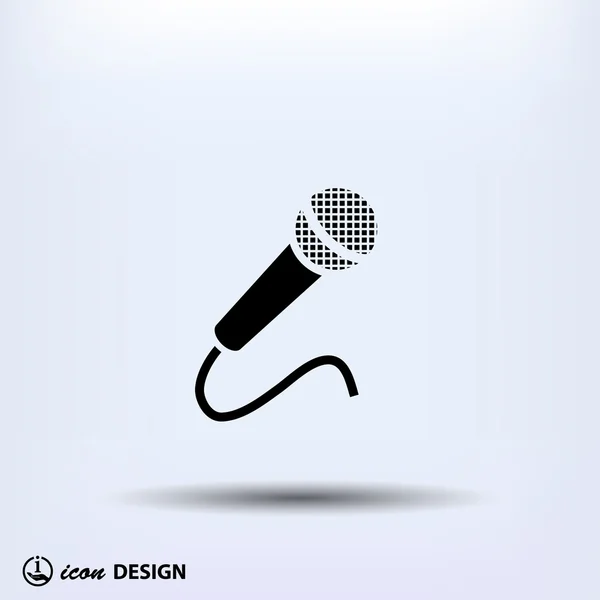 Icône de microphone Studio — Image vectorielle