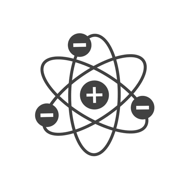 Piktogramm des Atomsymbols — Stockvektor