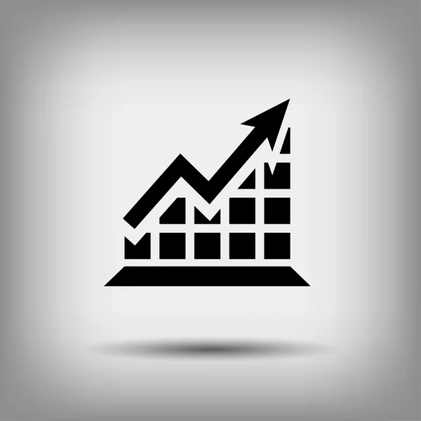 Pictograma do ícone gráfico — Vetor de Stock