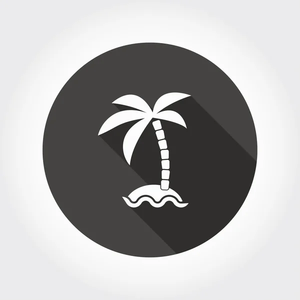 パーム島の絵文字 — ストックベクタ