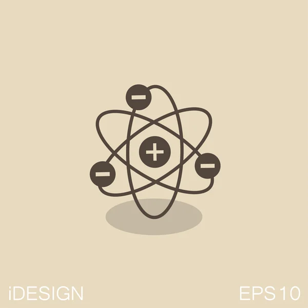 Ekibimizi atom simgesinin — Stok Vektör