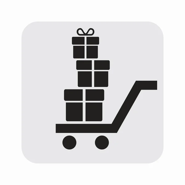 Pictograph of gifts icon — Stock Vector