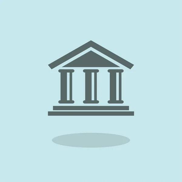 Pictograph van bank pictogram — Stockvector