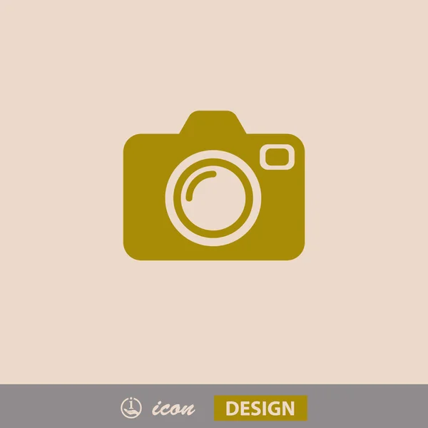 Pictograph of camera icon — Stock Vector