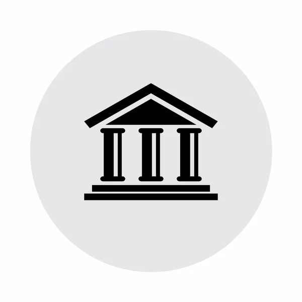 Pictograph van bank pictogram — Stockvector