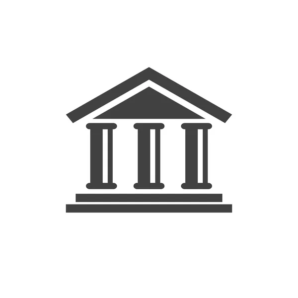 Pictograph van bank pictogram — Stockvector