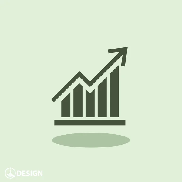 Resim Grafik ok ile — Stok Vektör