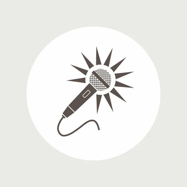 Icône de microphone Studio — Image vectorielle