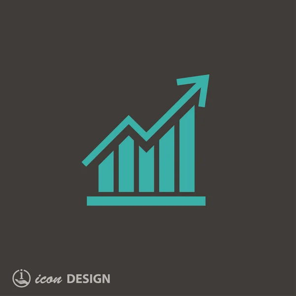 Resim Grafik ok ile — Stok Vektör