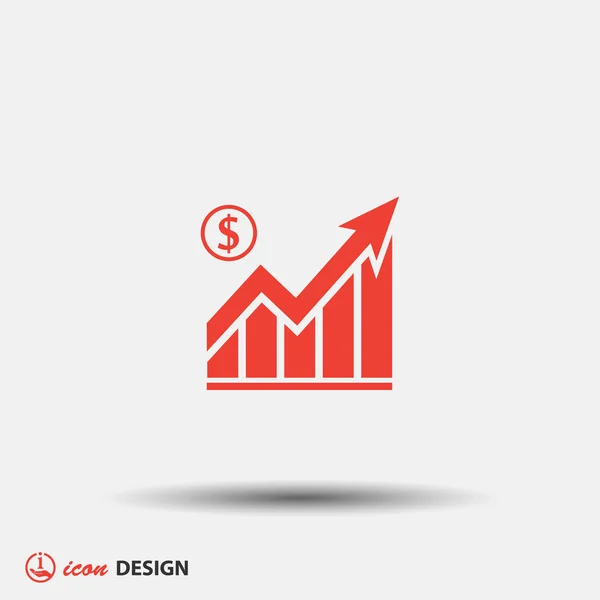 Resim Grafik ok ile — Stok Vektör