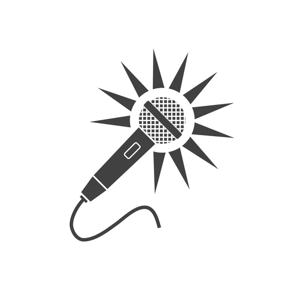 Studio icona del microfono — Vettoriale Stock