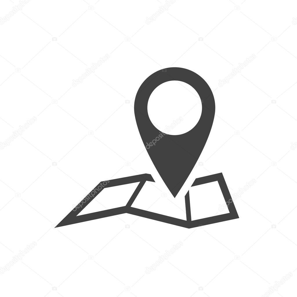 Pin on the map icon