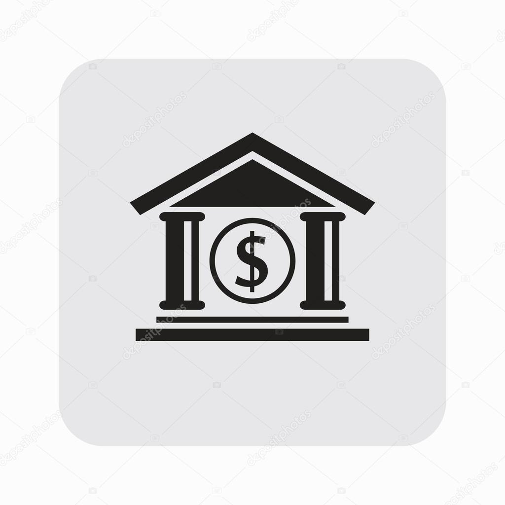 Pictograph of bank icon