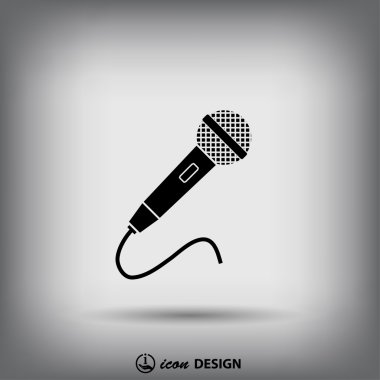 Mikrofon simgesi iilustration