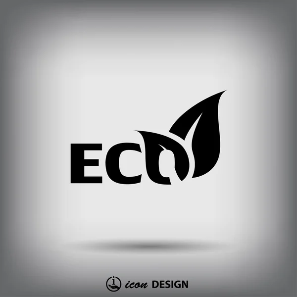 Pictograph van eco-pictogram — Stockvector