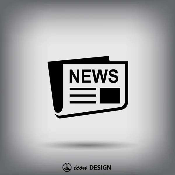 Icono de noticias iilustration — Vector de stock