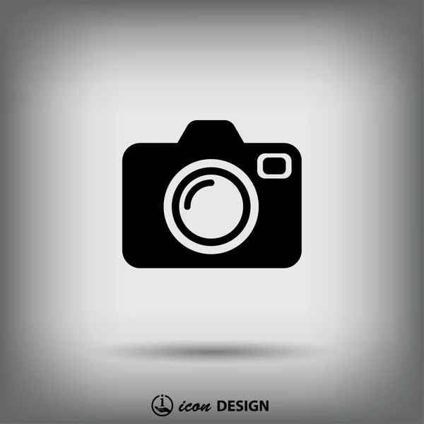 Pictograma do ícone da câmera — Vetor de Stock