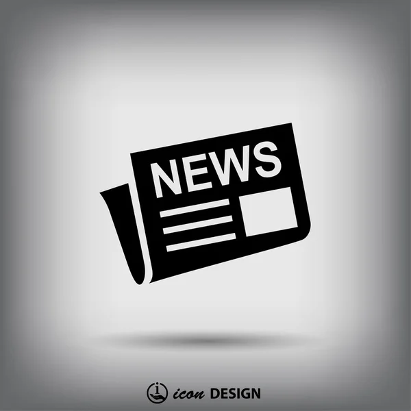 Icono de noticias iilustration — Vector de stock