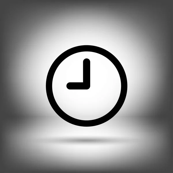 Pictografía del icono del reloj — Vector de stock