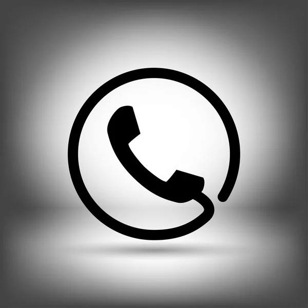 Pictograph van telefoonpictogram — Stockvector