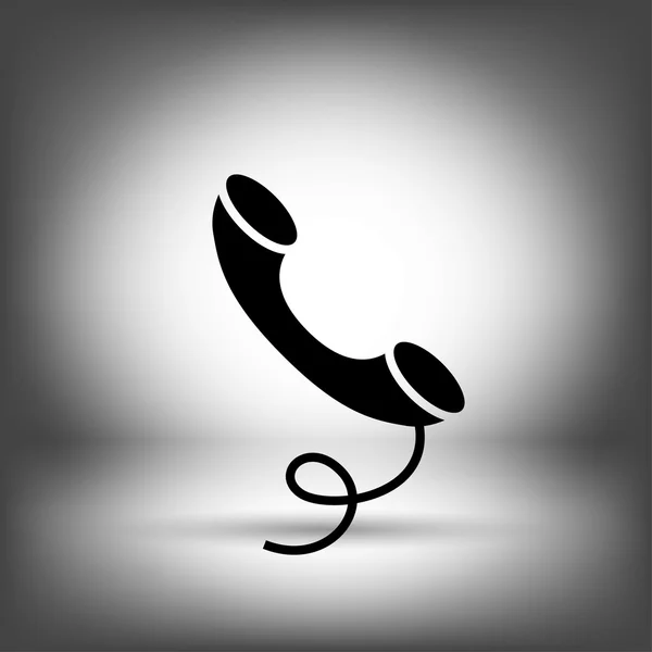 Pictograph van telefoonpictogram — Stockvector