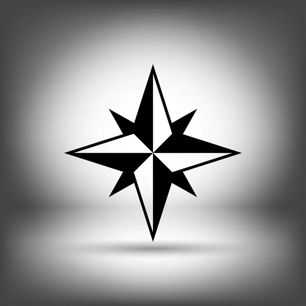 Piktogramm des Kompasssymbols — Stockvektor