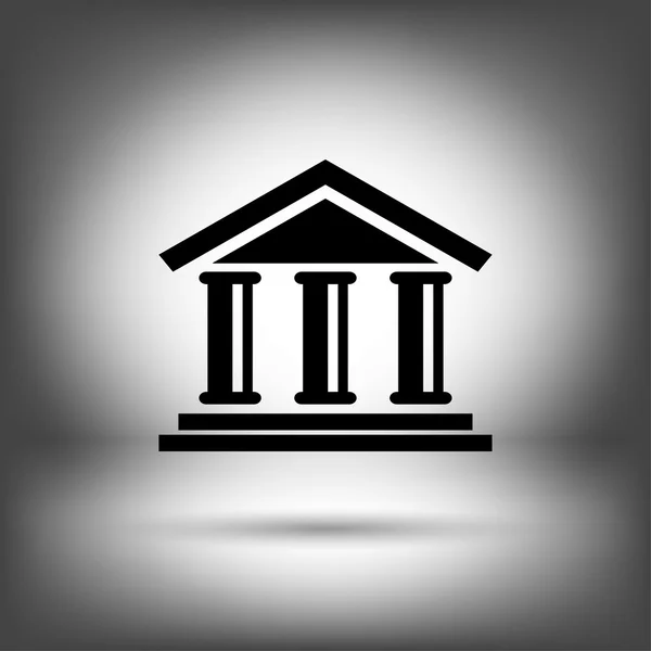 Pictograph bank ikon — Stock Vector